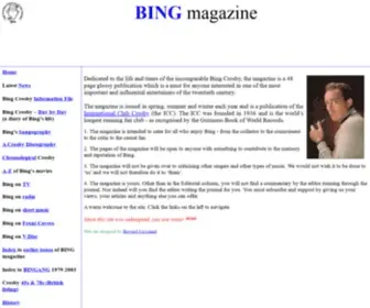 Bingmagazine.co.uk(BING magazine) Screenshot