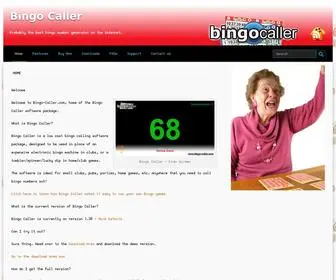 Bingo-Caller.com Screenshot