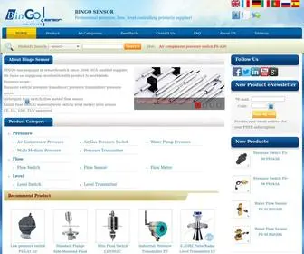 Bingo-Sensor.com(Pressure instrument) Screenshot