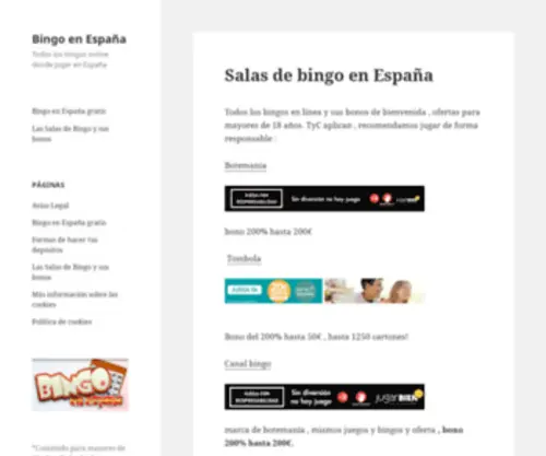 Bingoapuestas.com Screenshot