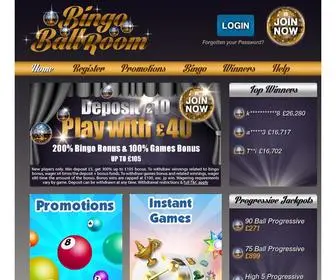 Bingoballroom.com Screenshot