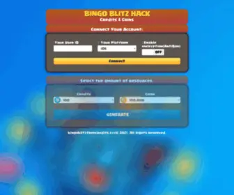 BingoblitzFreecredits.xyz Screenshot