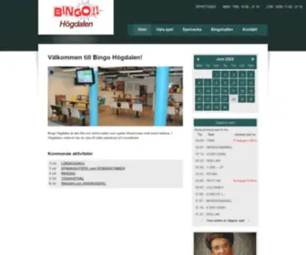 Bingohogdalen.se Screenshot