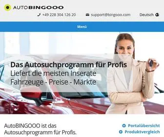 Bingooo.com(Das Autosuchprogramm für Profis) Screenshot