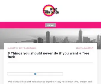 Bingowebdesign.info Screenshot