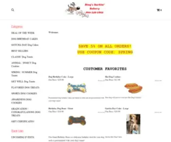 Bingsbarkinbakery.com(Visit Bing's Barkin' Bakery for the best dog bakery on) Screenshot