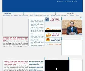 Binhdinh.gov.vn(Cổng) Screenshot