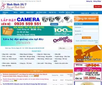 Binhdinh247.com(Rao v) Screenshot