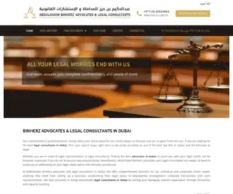 Binherzadvocates.ae(Best Lawyers in Dubai) Screenshot