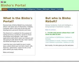 Binho.net.br(Página) Screenshot