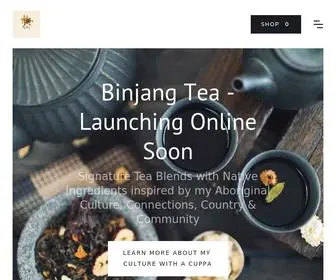 Binjangtea.com.au(Webflow Ecommerce website template) Screenshot