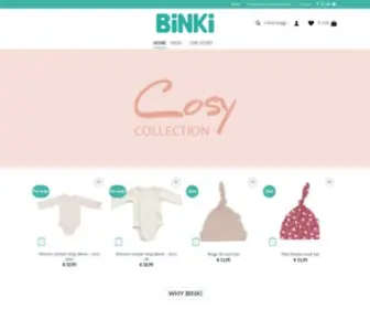 Binki.co(Sustainable baby clothes) Screenshot