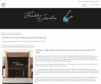 Binkleyjewelers.com(Binkley Jewelers) Screenshot