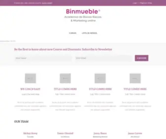 Binmueble.com(Bolsa inmobiliaria online de Mexico) Screenshot