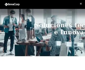 Binnacorp.com(Pagina principal) Screenshot