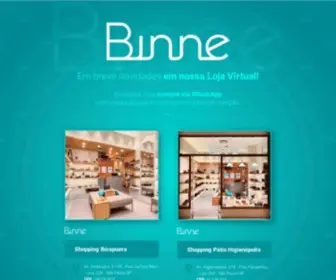 Binne.com.br(Binne Comfort) Screenshot