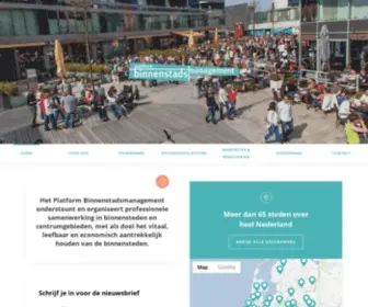 Binnenstadsmanagement.org(Introductie) Screenshot