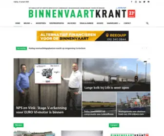 Binnenvaartkrant.nl(Home) Screenshot