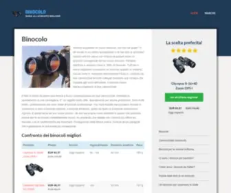 Binocolotop.it(Qui troverai le recensioni di tutti i modelli dei binocoli in commercio) Screenshot
