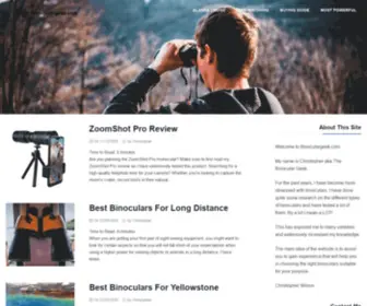Binoculargeek.com(Binocular Reviews & Buying Guides 2022) Screenshot