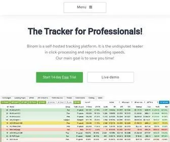 Binom.org(Performance marketing tracker for professionals) Screenshot