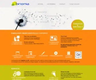 Binomia.fr(Formation professionnelle) Screenshot