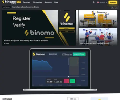 Binomoclub.com(Binomo Club) Screenshot