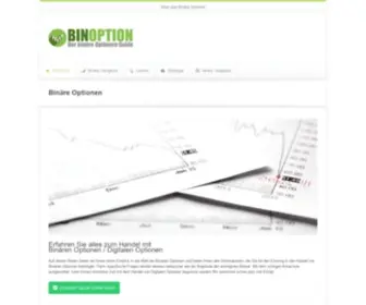 Binoption.de(Binäre Optionen) Screenshot