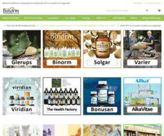Binorm.nl(Binorm wil de wereld een stukje gezonder maken) Screenshot