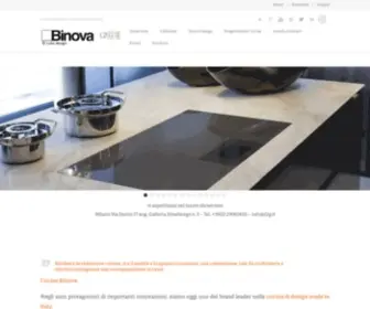 Binovamilano.it(Cucine moderne di lusso e di design by Binova Milano) Screenshot