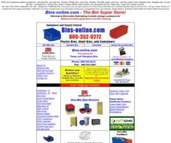 Bins-Online.com(Plastic Bins) Screenshot