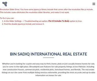 Binsadiqinternational.com(Bin Sadiq International) Screenshot