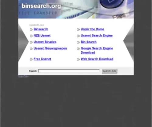 Binsearch.org(The Leading Bing Search Site on the Net) Screenshot