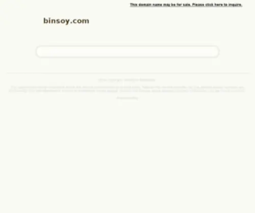 Binsoy.com(binsoy) Screenshot