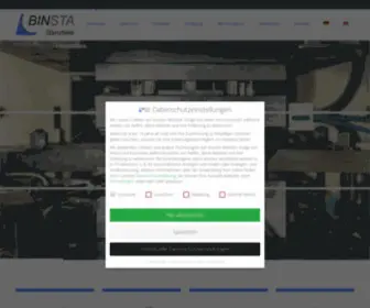 Binsta-Stanzteile.de(Startseite) Screenshot