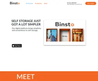 Binsto.com(Inventory and Storage Management) Screenshot