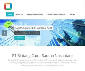 Bintangcatur.co.id(Providing Solutions) Screenshot