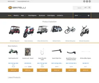 Bintelliparts.com(Bintelli Parts offers parts for all Bintelli products) Screenshot