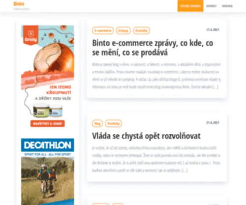 Binto.cz(Světem internetu) Screenshot