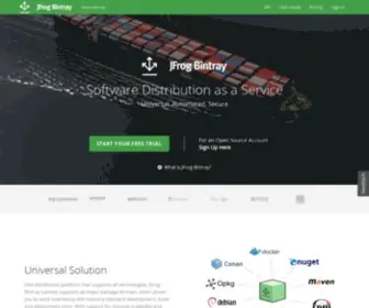 Bintray.com(Download Center Automation & Distribution w) Screenshot