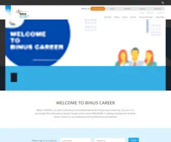 Binuscareer.com(BINUS UNIVERSITY) Screenshot