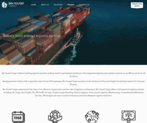 Binyousefcargo.com(Bin Yousef Cargo) Screenshot