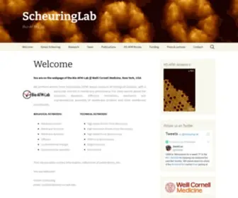 Bio-AFM-Lab.com(ScheuringLab) Screenshot