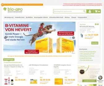 Bio-Apo.de(Seit 1990 auf Naturheilmittel spezialisiert) Screenshot