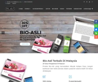 Bio-Asli.com(Laman Utama) Screenshot