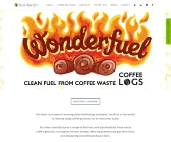 Bio-Bean.com(The world’s largest recycler of coffee grounds) Screenshot
