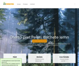 Bio-Combustibil.ro(Oferta peleti) Screenshot