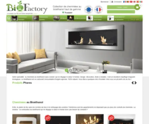 Bio-Factory.co.uk(Sale Bio alcohol fireplace) Screenshot