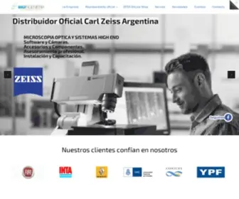 Bio-Ingenieria.com(Equipamiento ZEISS) Screenshot