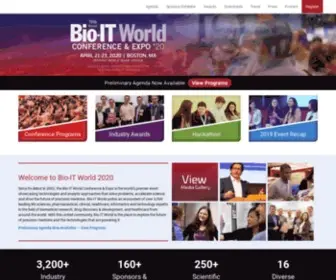 Bio-Itworldexpo.com(Bio-IT World Conference & Expo Virtual) Screenshot